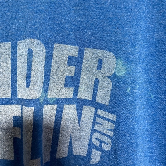 The Office Dunder Mifflin Shirt XL Vintage Look - Blue - Picture 10 of 10